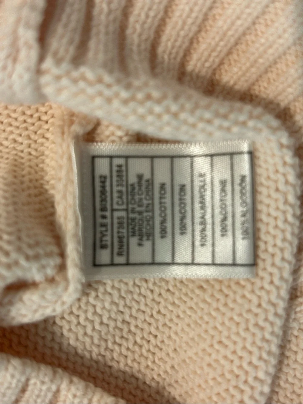BB Dakota Cream Textured Bubble-Sleeve Crewneck Sweater